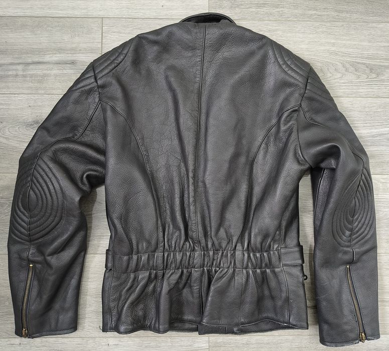 Geacă moto clasică din piele naturală, M