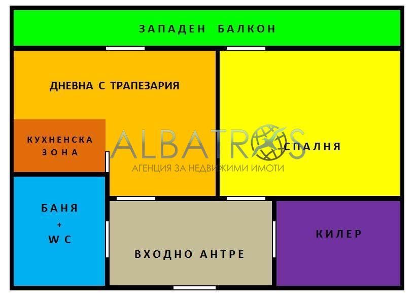 Двустаен апартамент