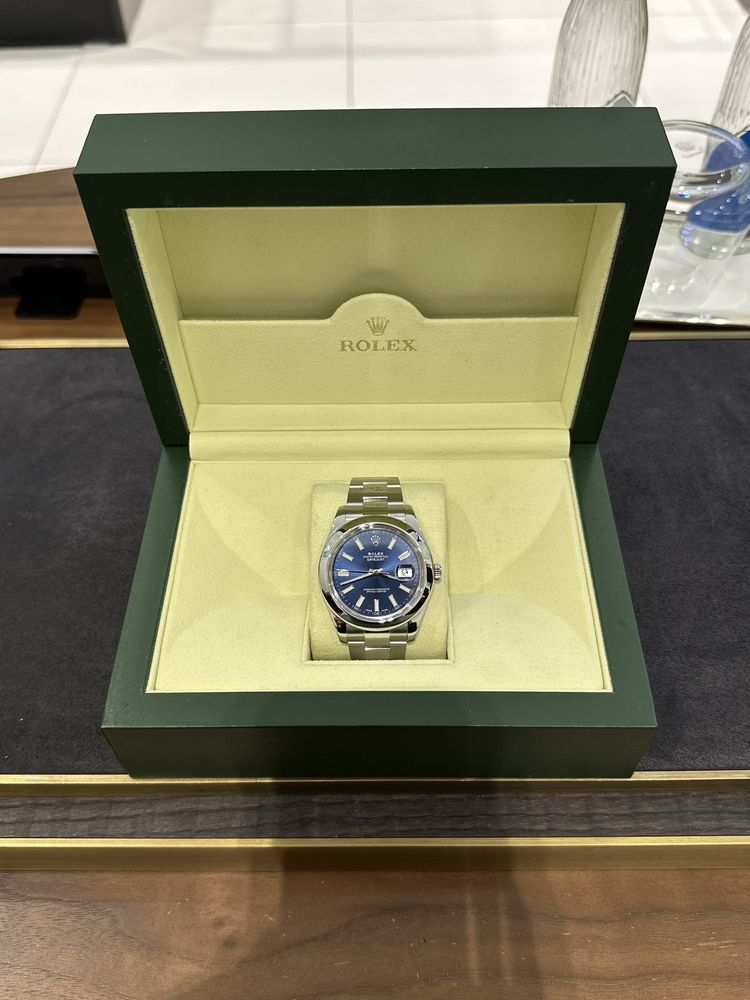 Rolex Datejust II 41mm Steel 116300 blue