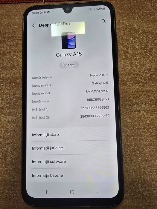 Telefon Samsung A15 5G dual sim