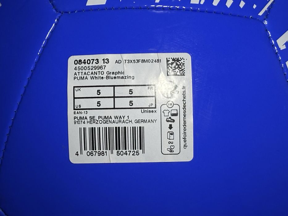 Minge fotbal puma Attacanto graphic albastra