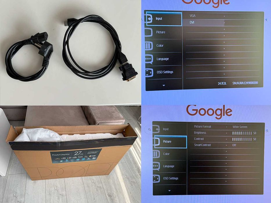 Monitor Philips 24” LED Full HD – Model 247E3LSU2/00