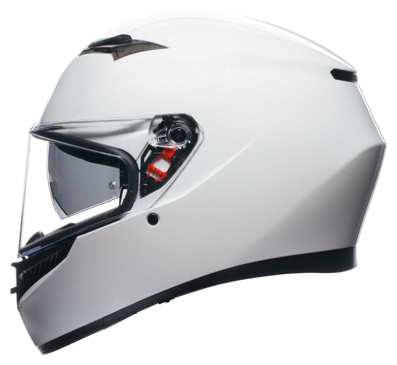 Мото каска AGV K3 E2206 WHITE GLOSS 2024,размер XL 61-62см. NEW