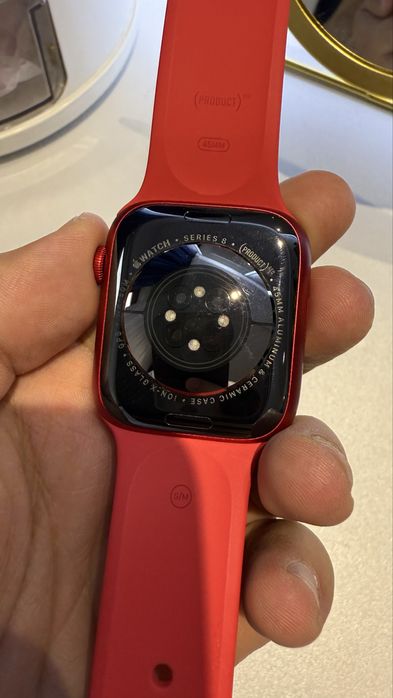 iwatch 8/45 red ideal 100%