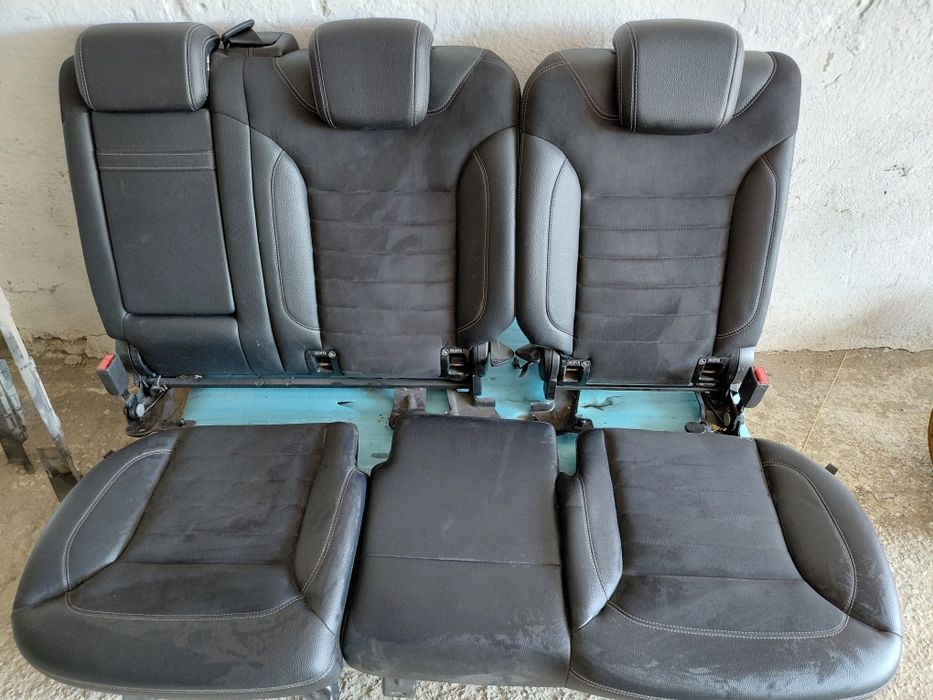 Interior Mercedes ML W166 Piele neagra combinata cu alcantara