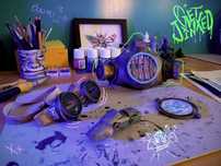 Arcane Jinx Cosplay Props Комплект Джинкс косплей предмети