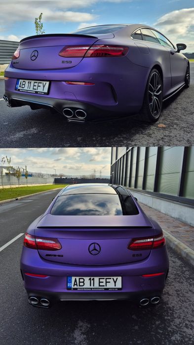 Mercedes E53 AMG Coupe Designo, evacuare Performance. Schimb/variante