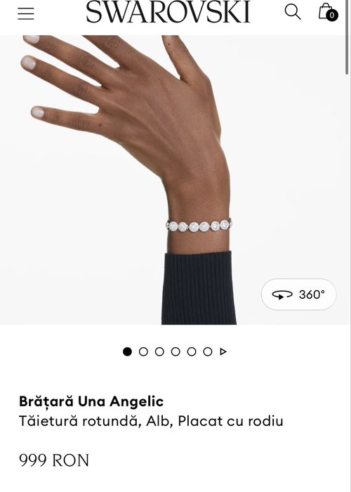 Vand bratara si colier swarovski Tennis Una Angelic