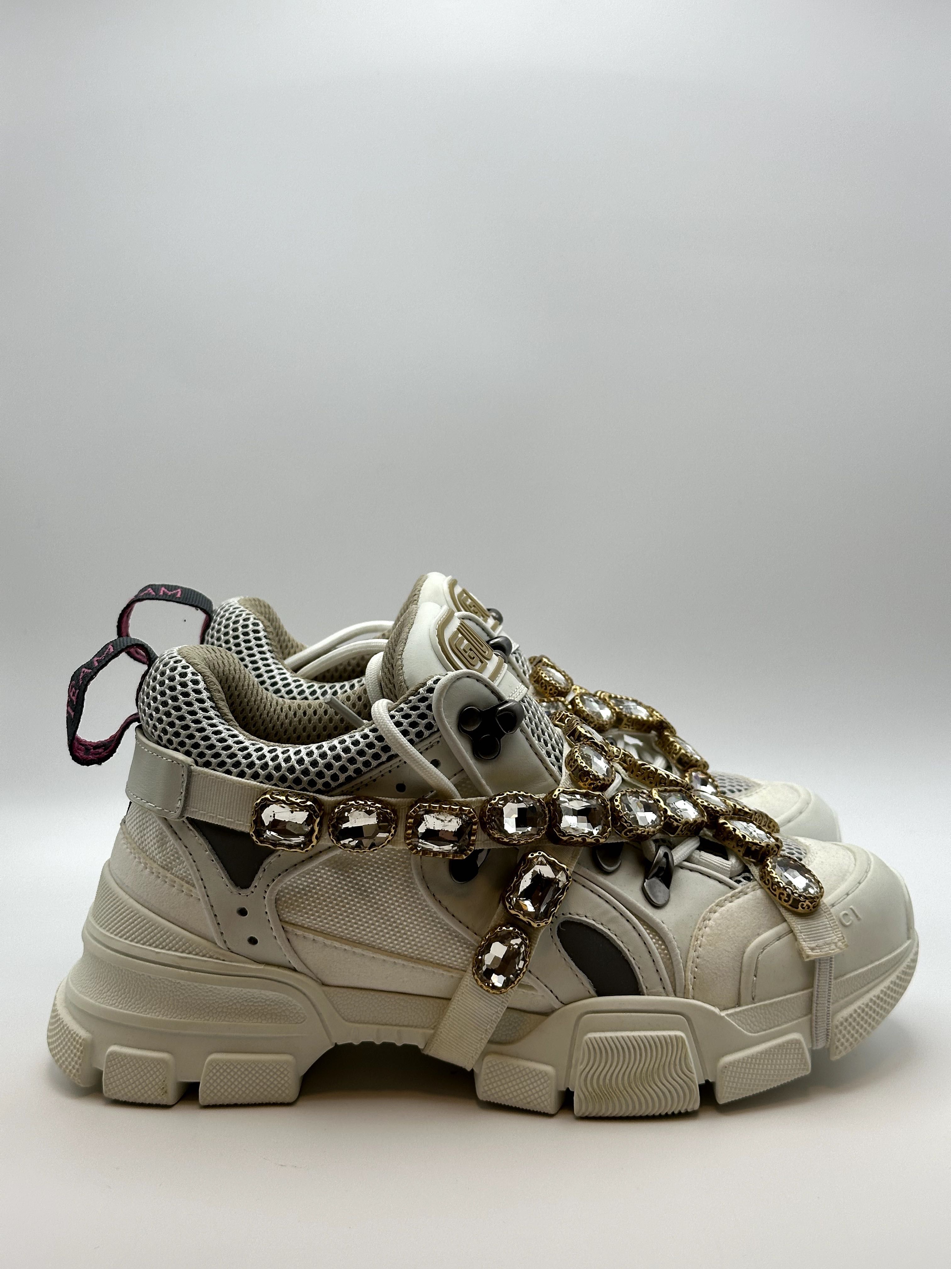Gucci Flash White Woman Sneakers