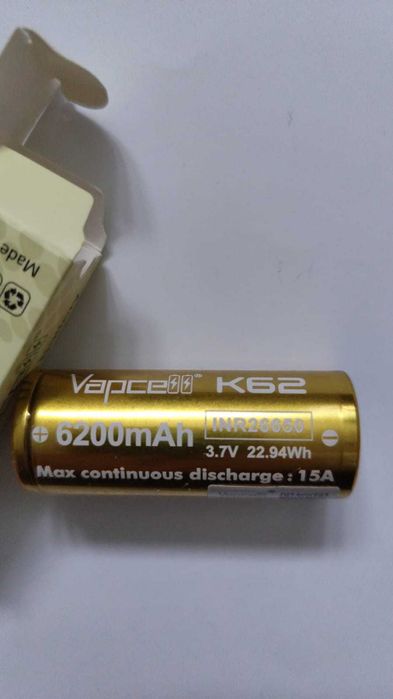 Baterie Vapcell K62 6200mAh 15A