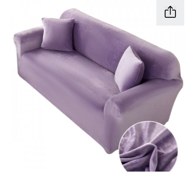 Husă catifea pt canapea de 2 locuri+fotoliu