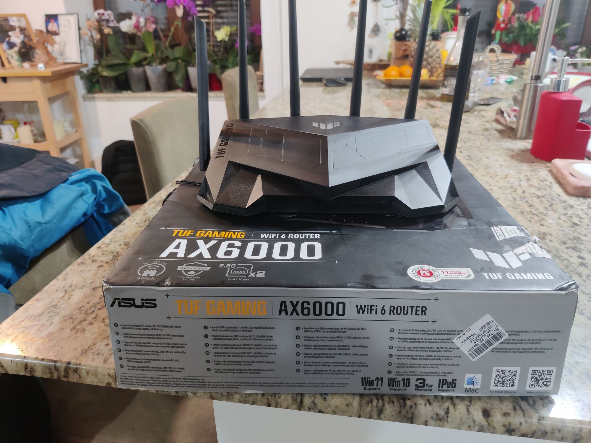 Router gaming Wifi 6 Asus TUF AX 6000 garantie emag