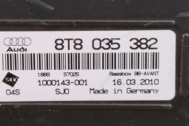 Subwoofer 8T8035382 Audi A4 B8/8K