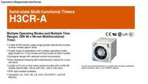 Регулируемое реле времени Omron Размер:
H3CR-A 12-48VDC
