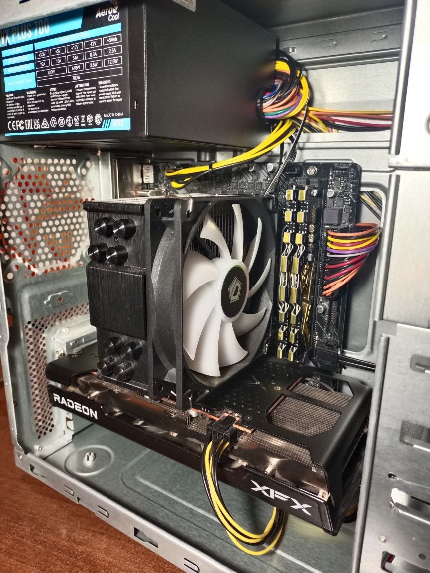 Компьютер intel 12100F с монитором 25"