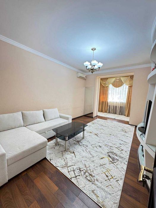 Чиланзар 1 квартал, высокопотолочка. 2 комнатная 55м2 с ремонтом