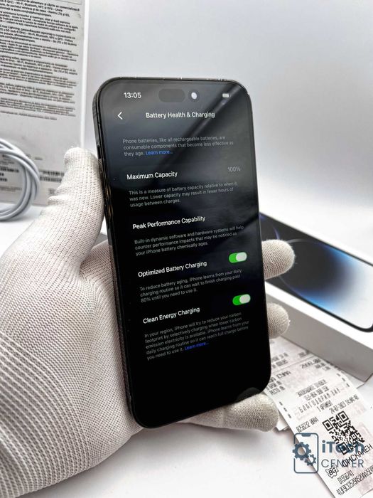 iPhone 14 Pro MAX, 256GB, Black, 100% батерия, ОТЛИЧЕН, ГАРАНЦИЯ!