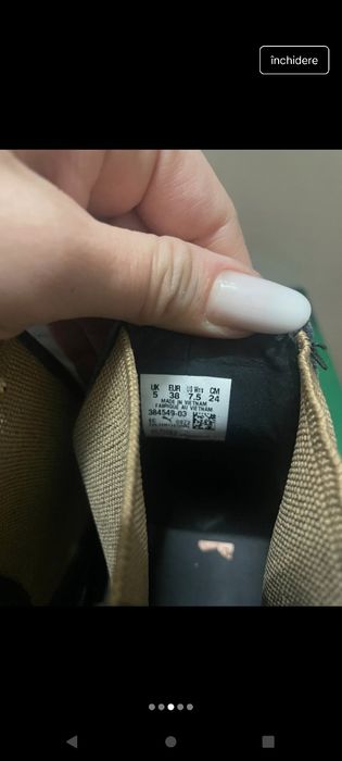Ghete/ cizme puma platforma 38