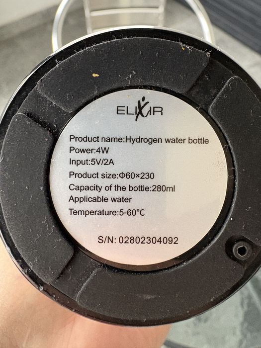 Sticla de apa cu hidrogen Elixir