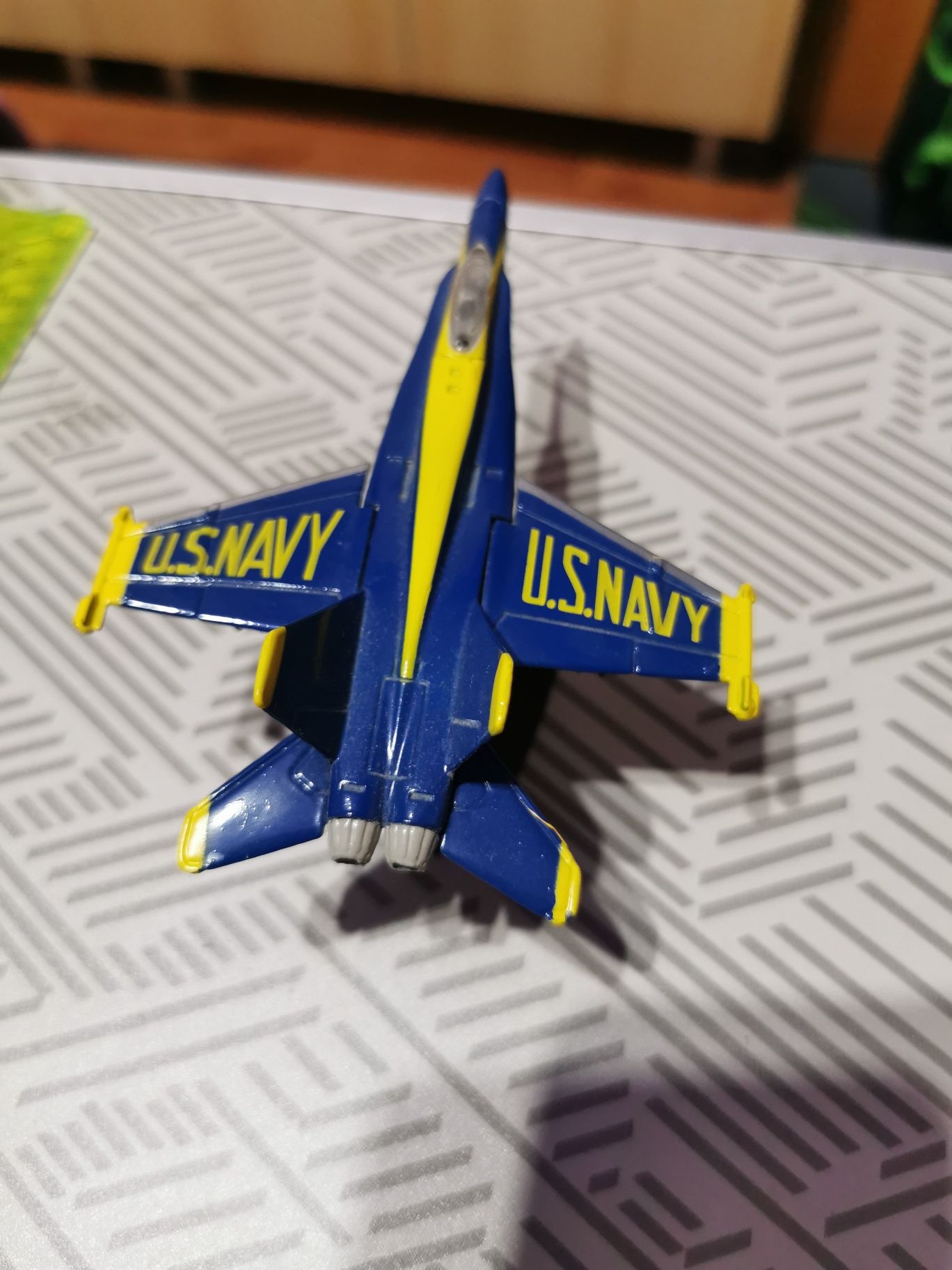 Macheta metalica avion - F-18C Hornet Blue Angels