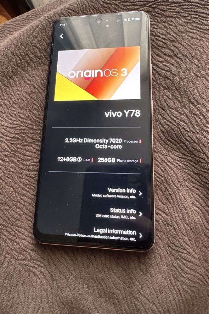 Vivo Y78  5g 256gb