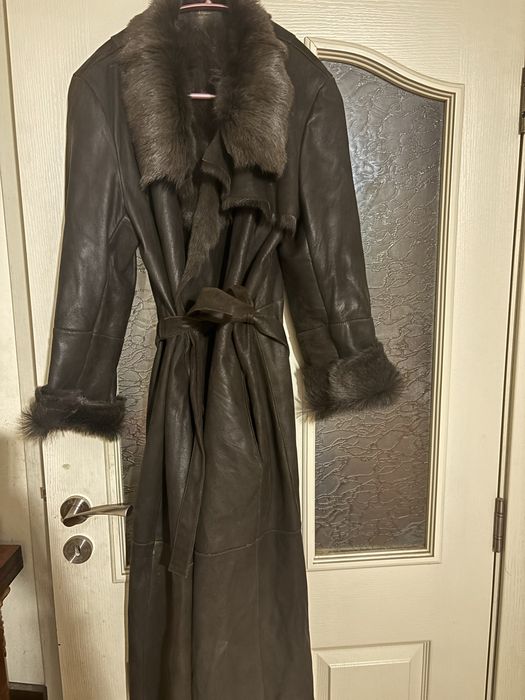 Balmain уникално палто кожа