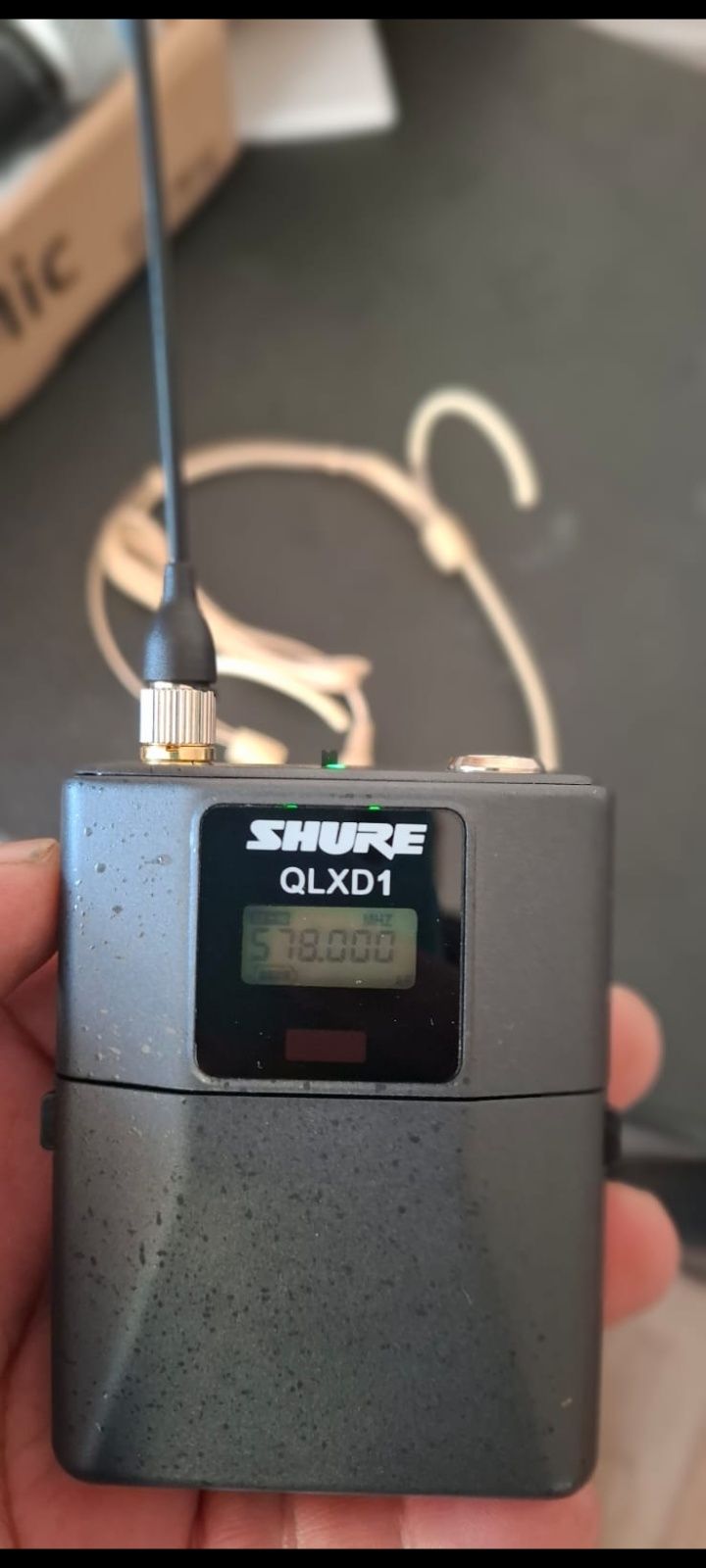 Sistem wireless shure QLxd 4 impecabil nou cu lavaliera set complet