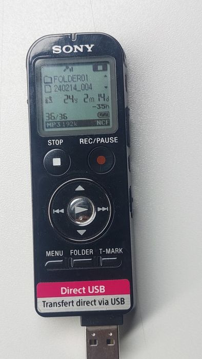 Диктофон, ic recorder, Sony icd-ux533