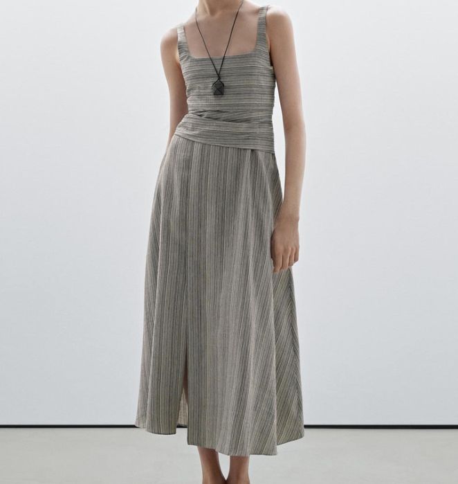 Rochie bumbac Massimo Dutti