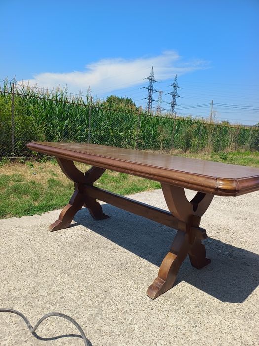 Vând masa lemn masiv import Italia