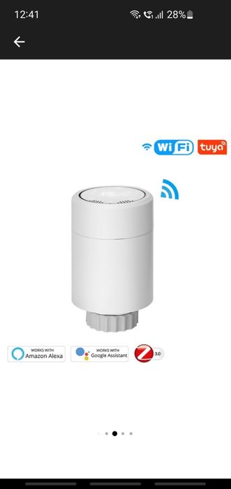 Termostat calorifer programabil zigbee tuya alexa electrovalva