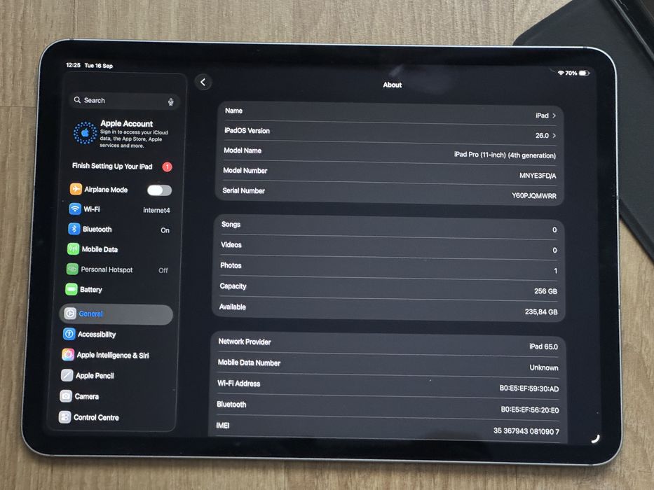 Tableta Apple iPad Pro 11-inch 4th generation wifi cellular 256Gb MDM