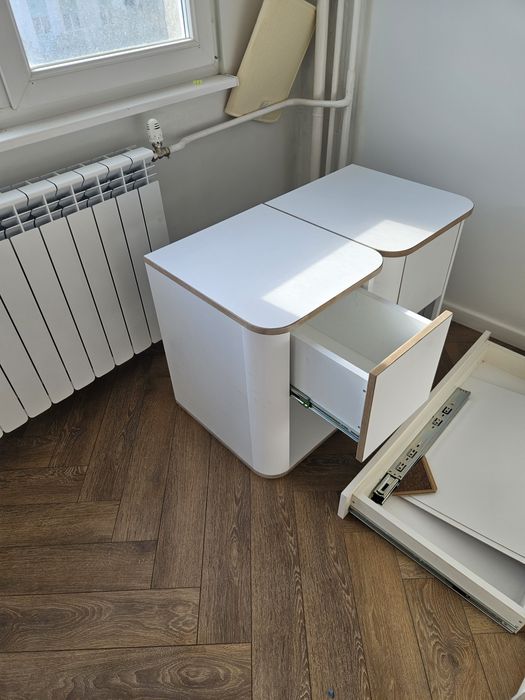 2 броя нощни шкафчета по поръчка MDF