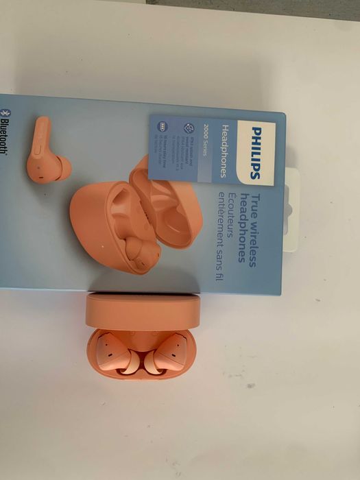 Безжични слушалки Philips - TAT2206PK/00, TWS, розови