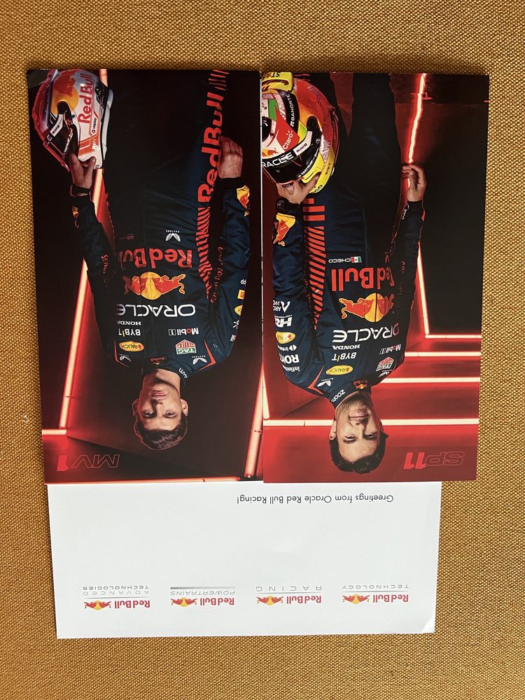 Cartonase Formula 1 2023 Redbull Racing - Max Verstappen, Sergio Perez