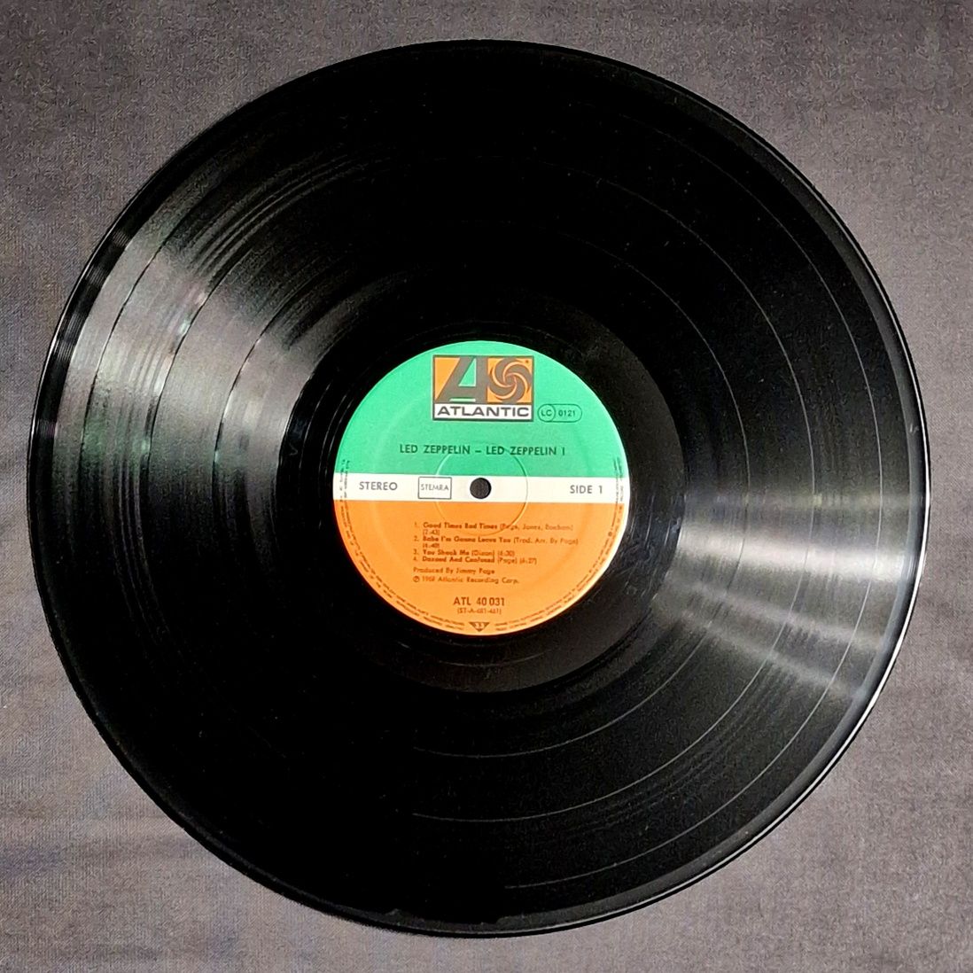 Vinyl vinil LED ZEPPELIN Led Zeppelin - Atlantic GER LP 1969