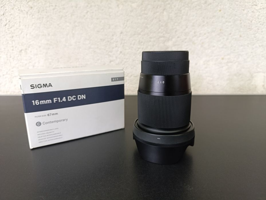 obiectiv sigma 16 mm f 1.4 montura sony e mount
