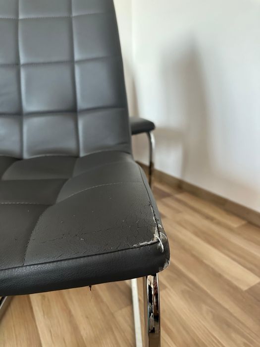 Scaune living gri 4 bucati