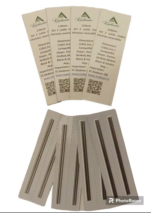 Cutite rindea electrica, dexter  reversibile, 110mm, 2 buc/set Dexter