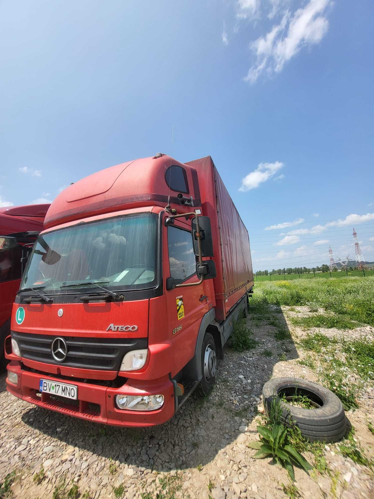 De vanzare camioneta prelata Mercedes Atego 7.5T