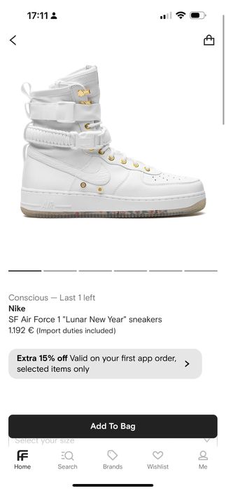 Nike SF Air Force 1 "Lunar New Year" sneakers