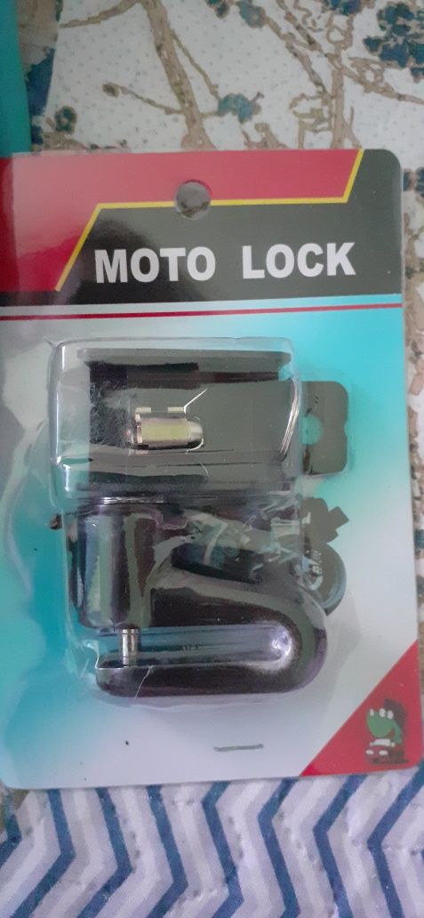 Moto lock steel black