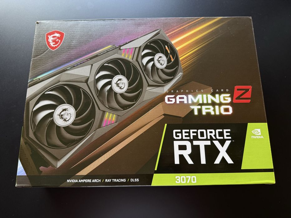 Placa video MSI GeForce Nvidia  RTX 3070 Trio Plus 8G LHR, noua !
