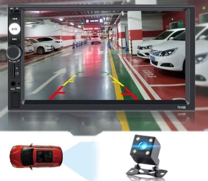 Универсална мултимедия с двоен DIN със подарък задна камера