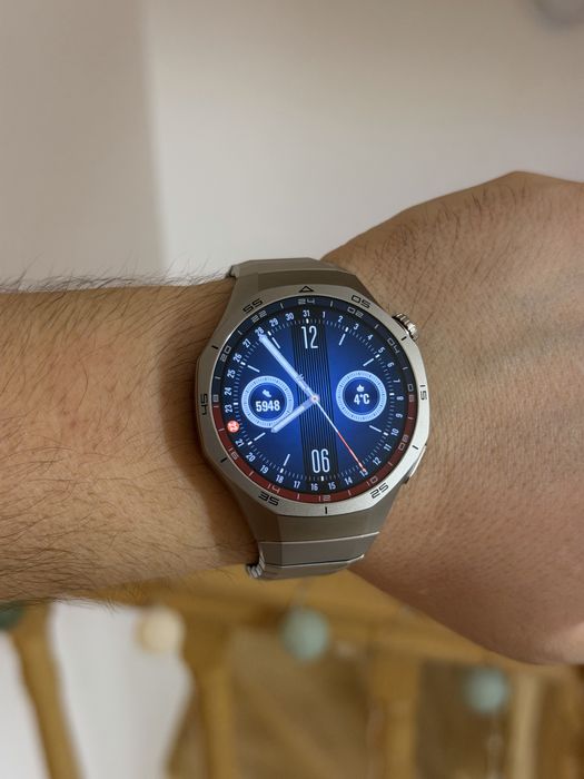 Smartwatch Huawei Watch GT 5 Pro, 46MM, Titanium Case, Titanium Strap