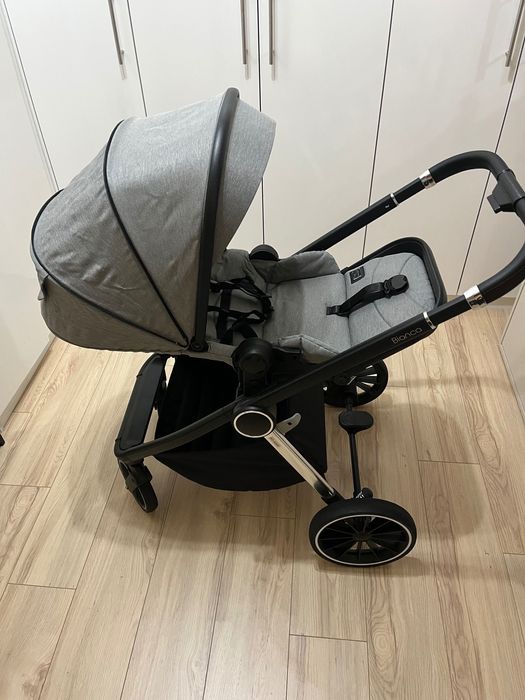 Бебешка количка 3в1 Lorelli Bianca, Grey