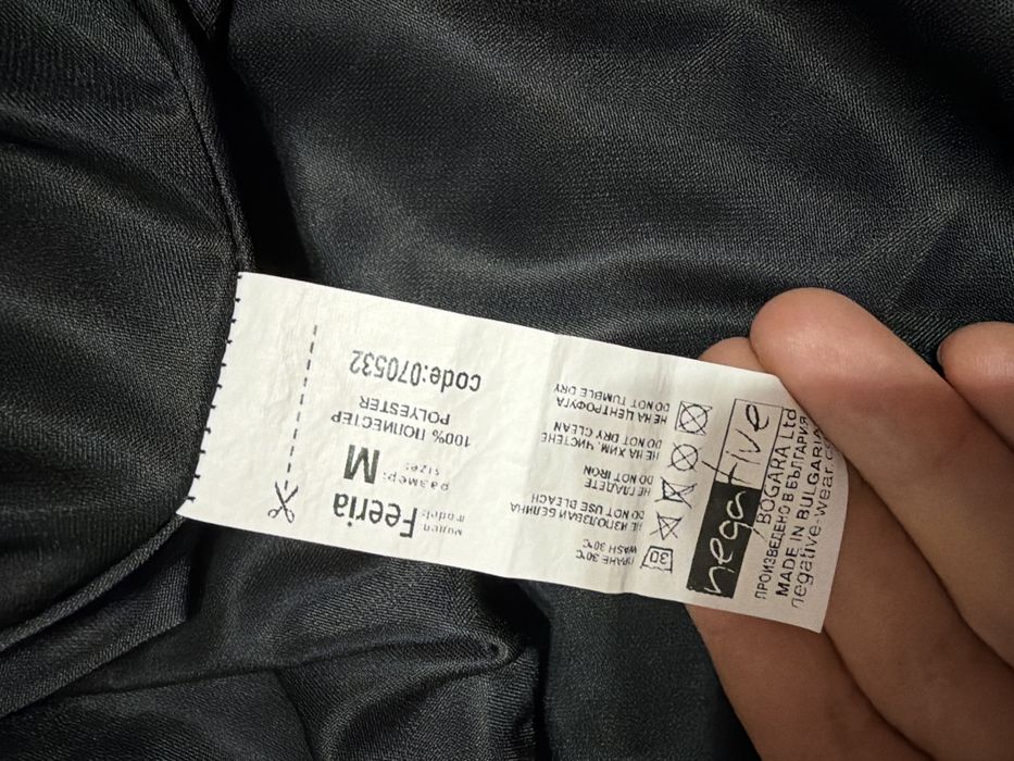 Черна рокля Negative M