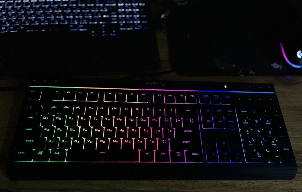 HyperX Alloy Core RGB — 104 клавиши, игровая клавиатура