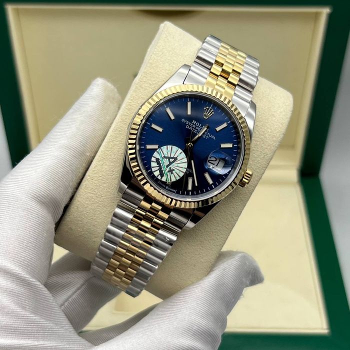 Rolex datejust blue dial 36,mm lady