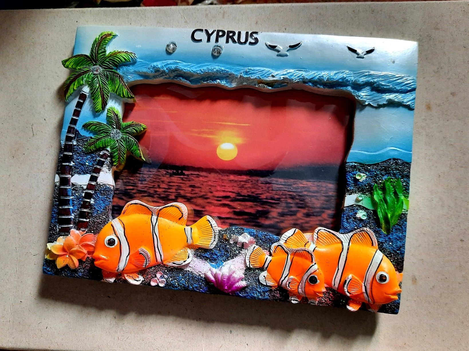 Рамка для фото из Кипра ручной работы